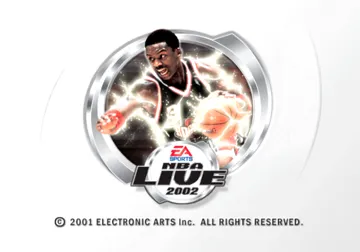 NBA Live 2002 screen shot title